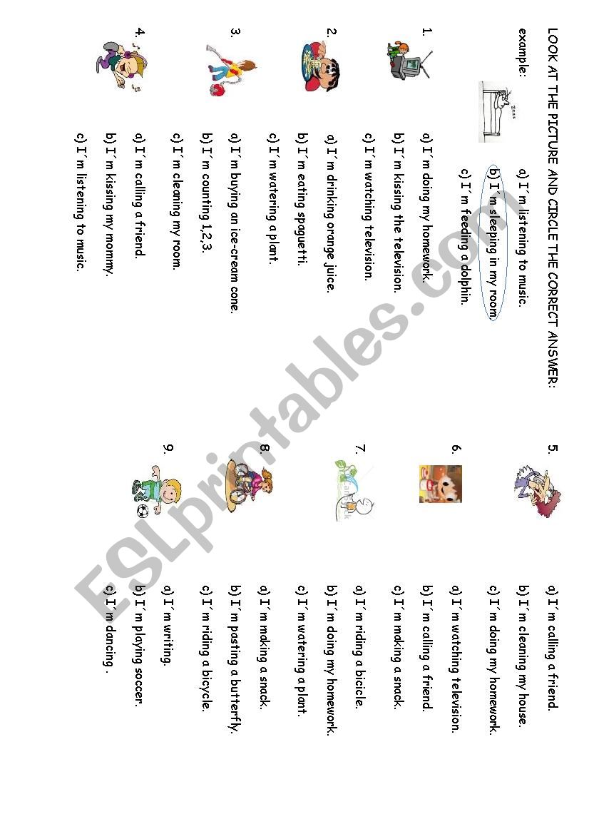 DAILY ROUTINES worksheet