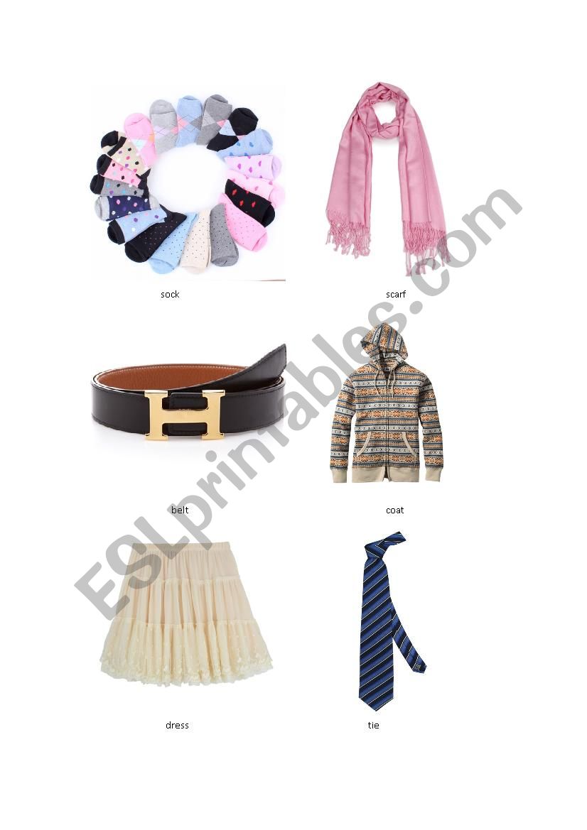 cloth worksheet