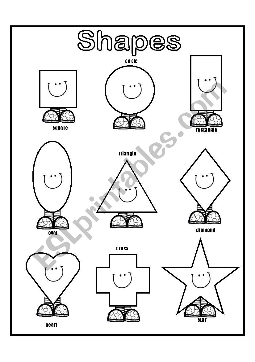 Shapes worksheet