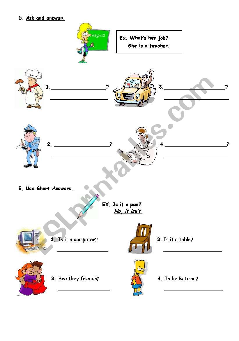 English test_5th (Part 2) worksheet