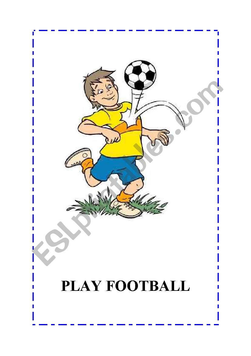 Sports flashcards. 10 flashcards.  editable