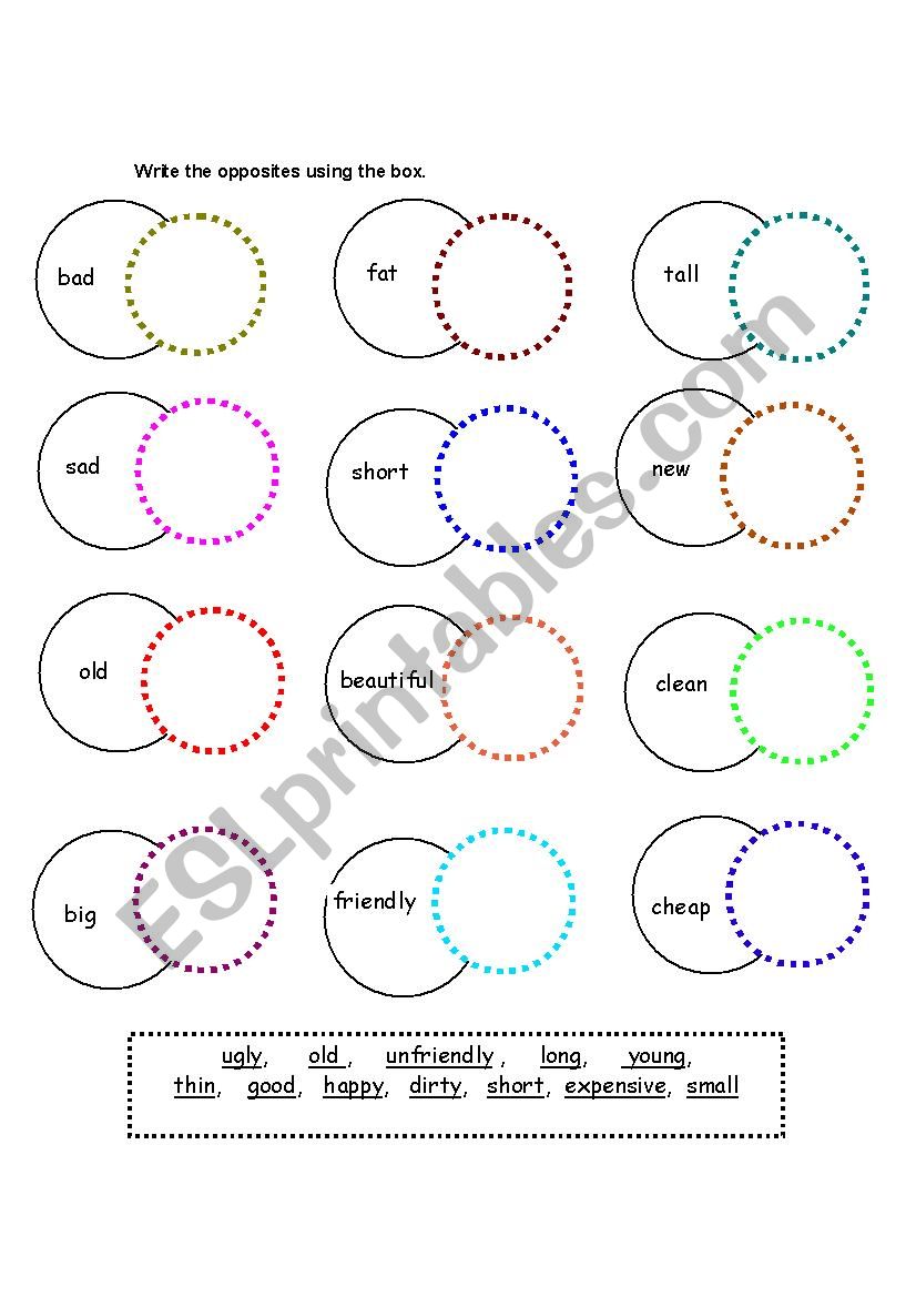 opposite-adjectives-esl-worksheet-by-evri