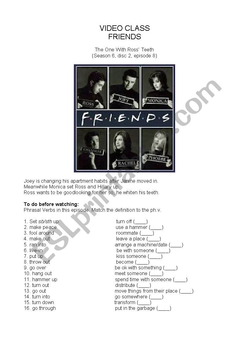 Friends - The One With Ross Teeth