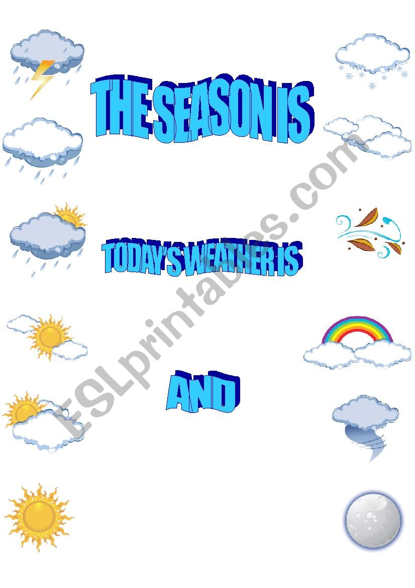 WEATHER worksheet
