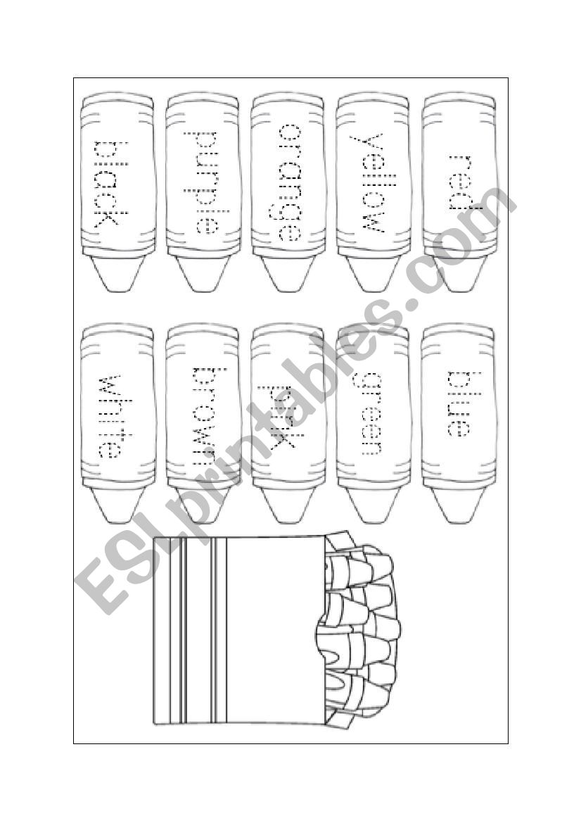 Colors worksheet