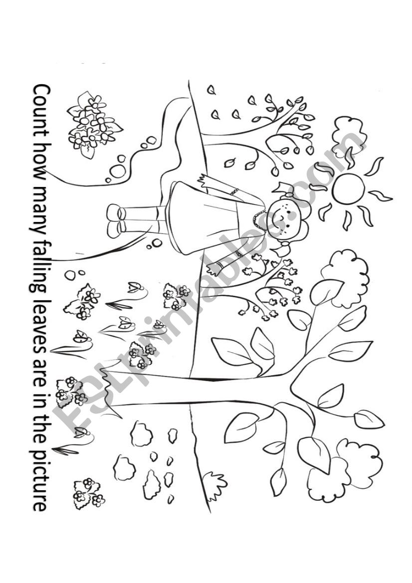 Falling Leaves worksheet