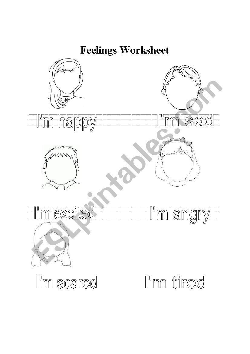 How are you Feeling Worksheet worksheet