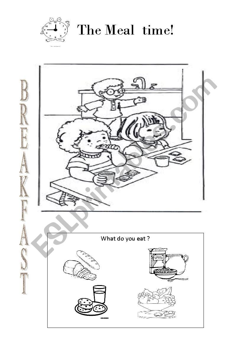 Breakfast_meal worksheet