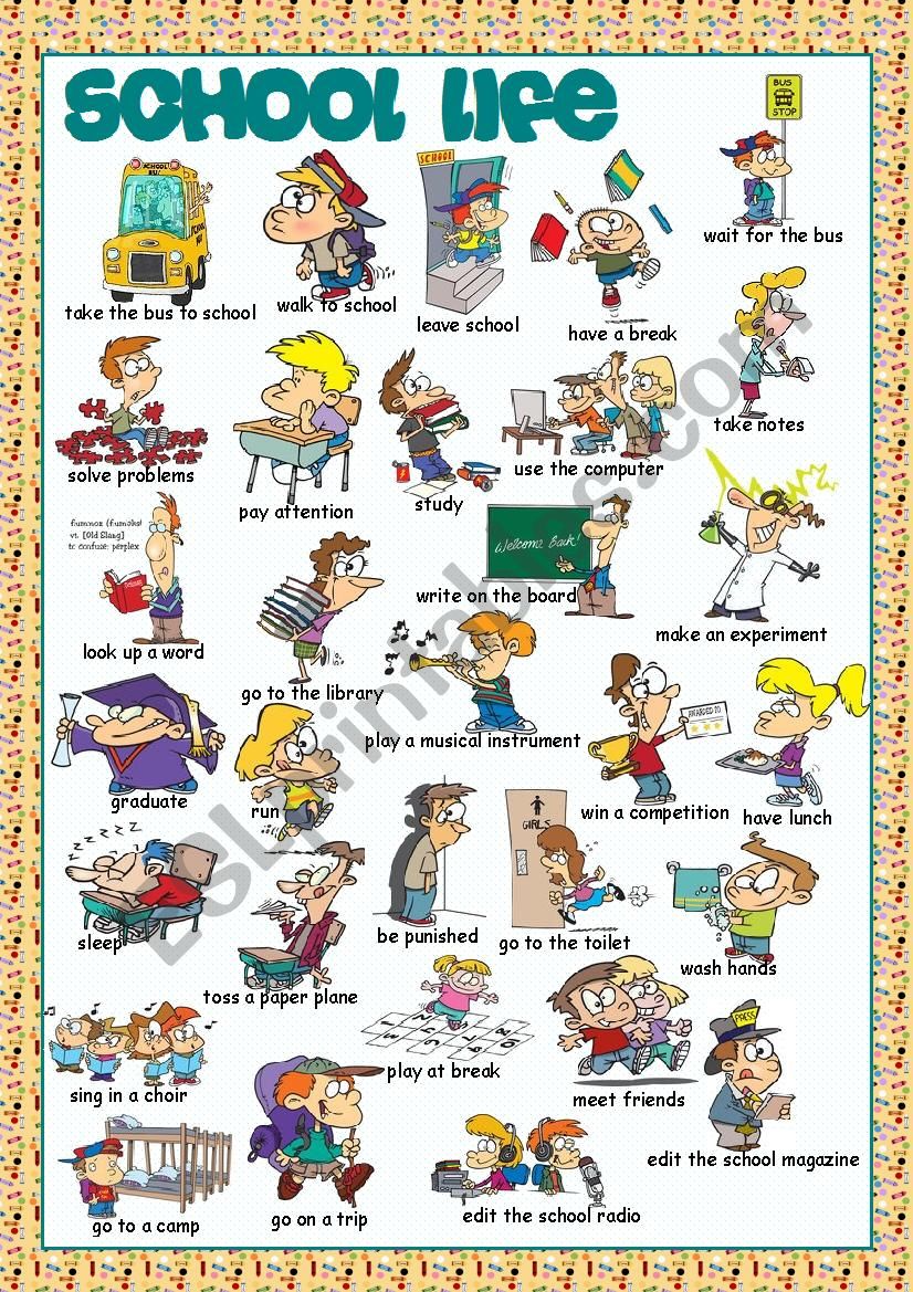 School Life Picture Dictionary#1