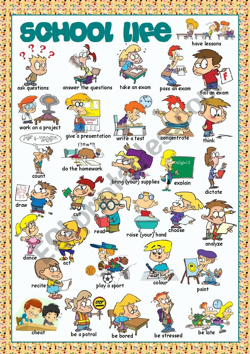School Life Picture Dictionary#2