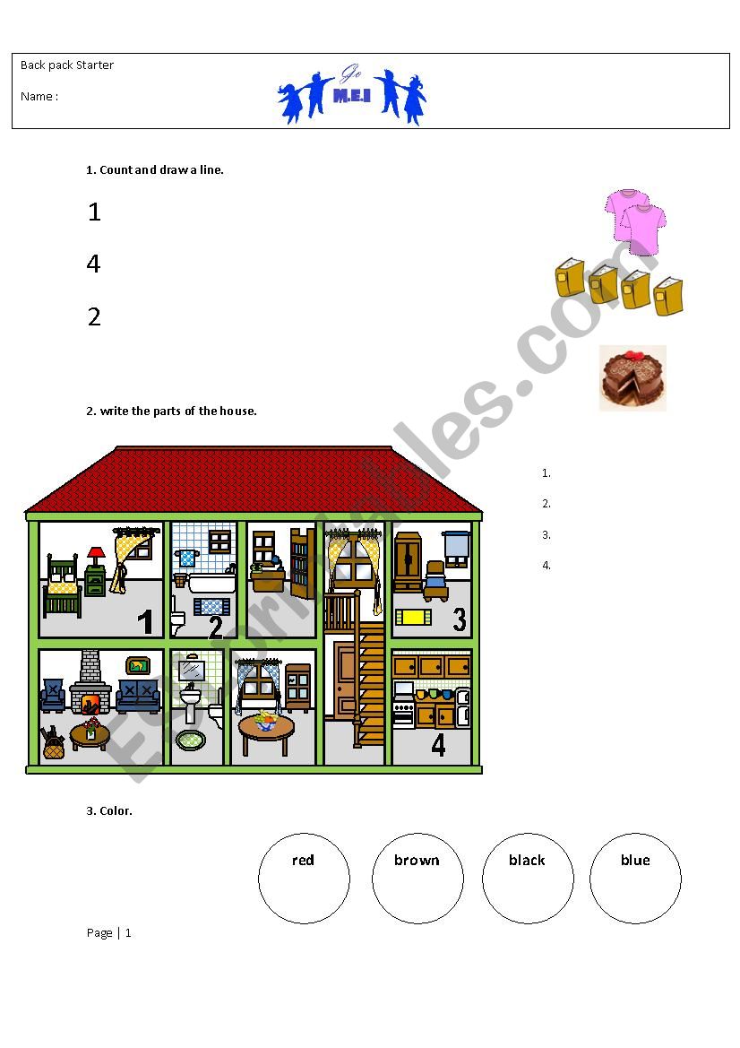 back pack 1 quiz worksheet