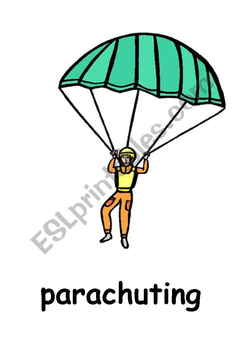 extreme (dangerous) sports worksheet