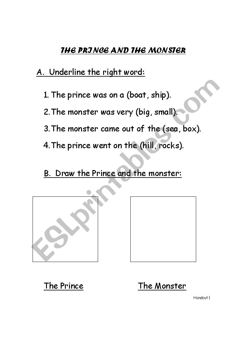 THE PRINCE AND THE MONSTER (Part 1)