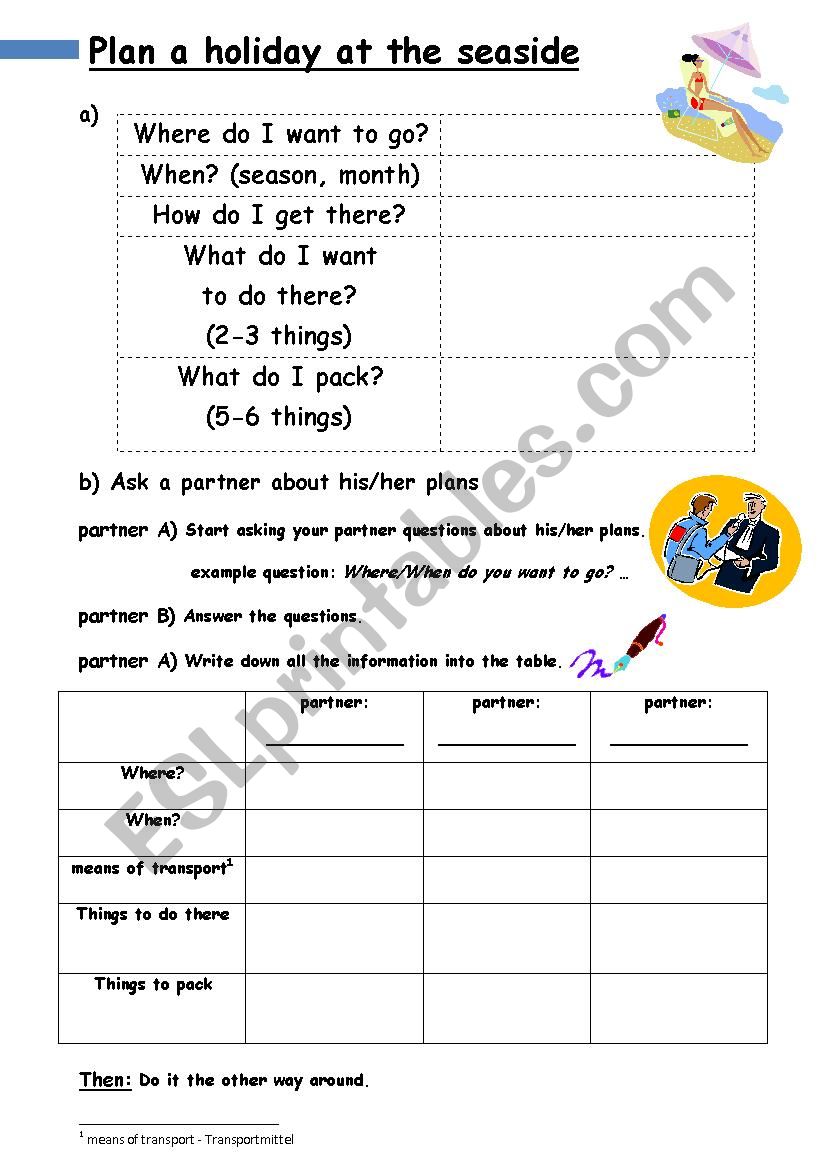 planning-a-holiday-esl-worksheet-by-kalinka87