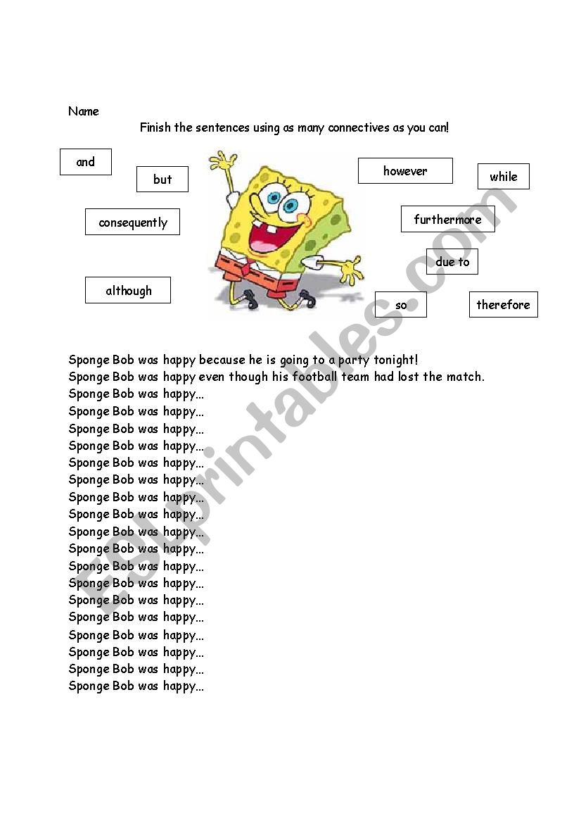 Using connectives (conjunctions)