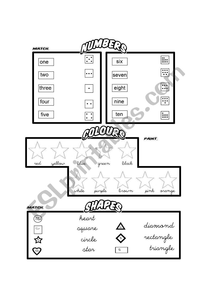 Counting worksheet worksheet