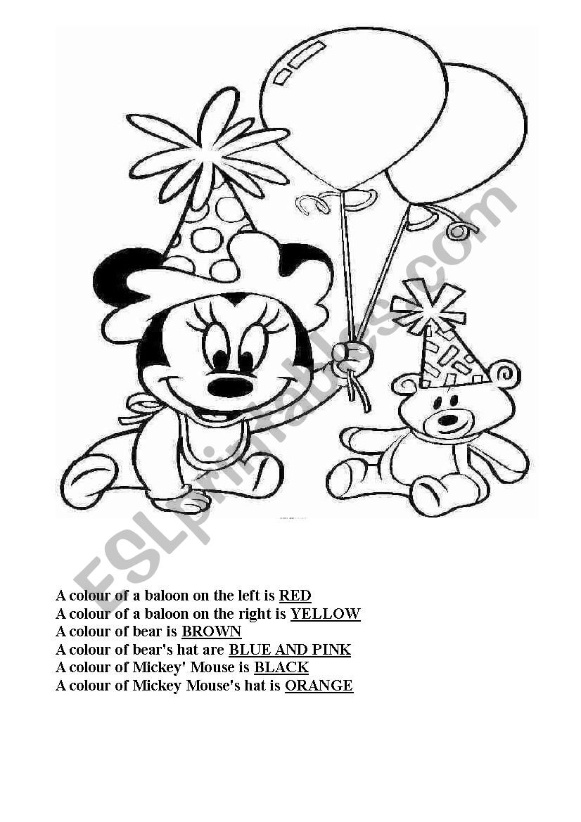 Coloring page worksheet