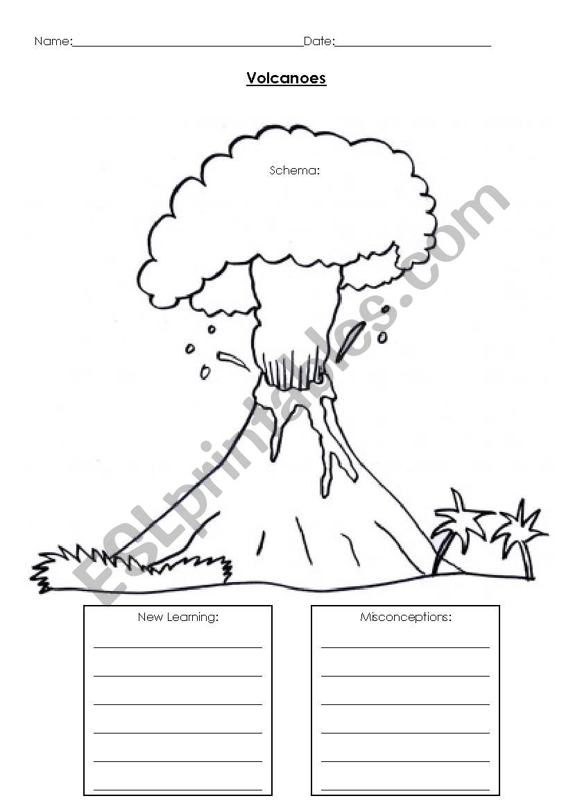 volcano-worksheets