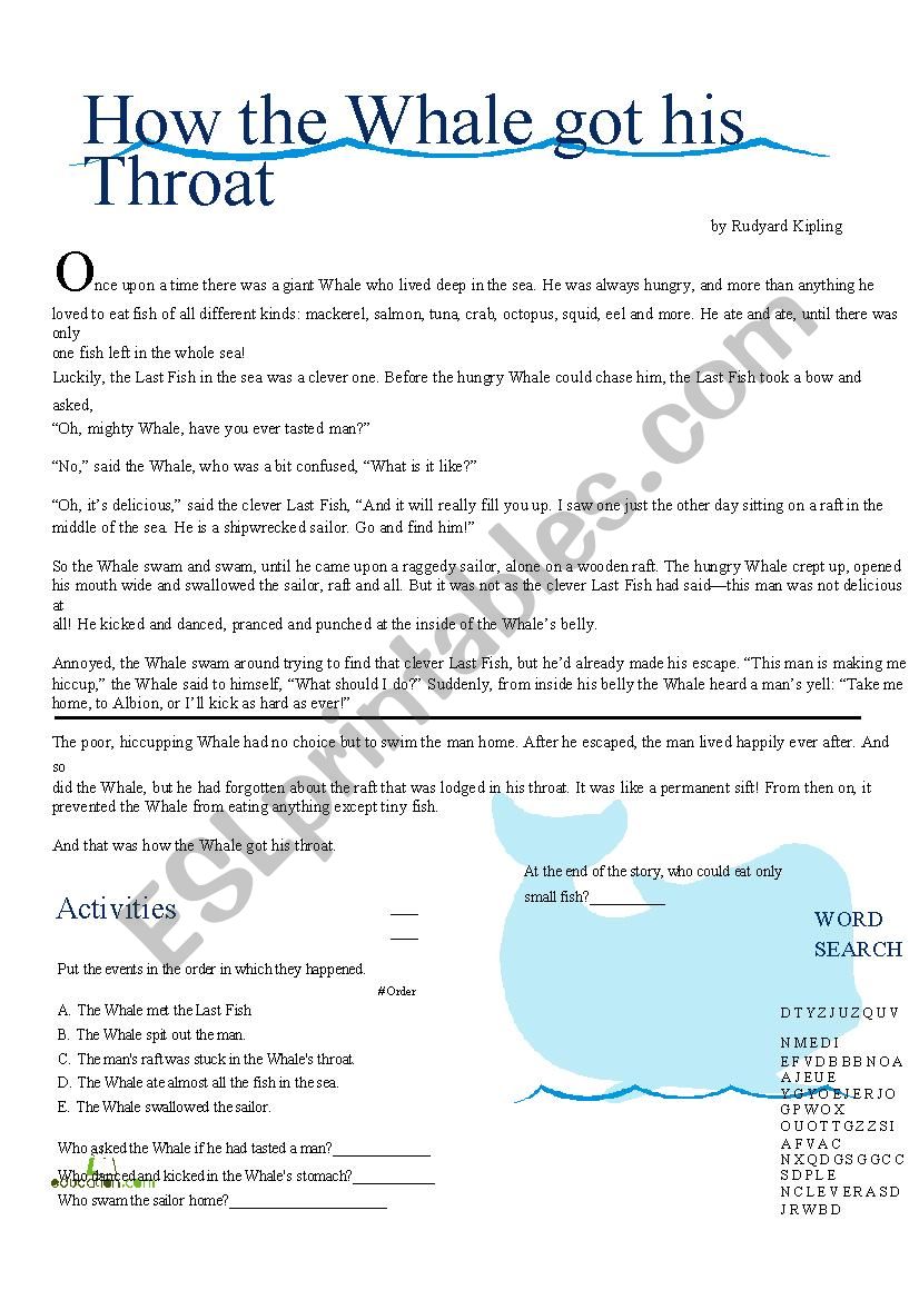 BOOK REPORT worksheet