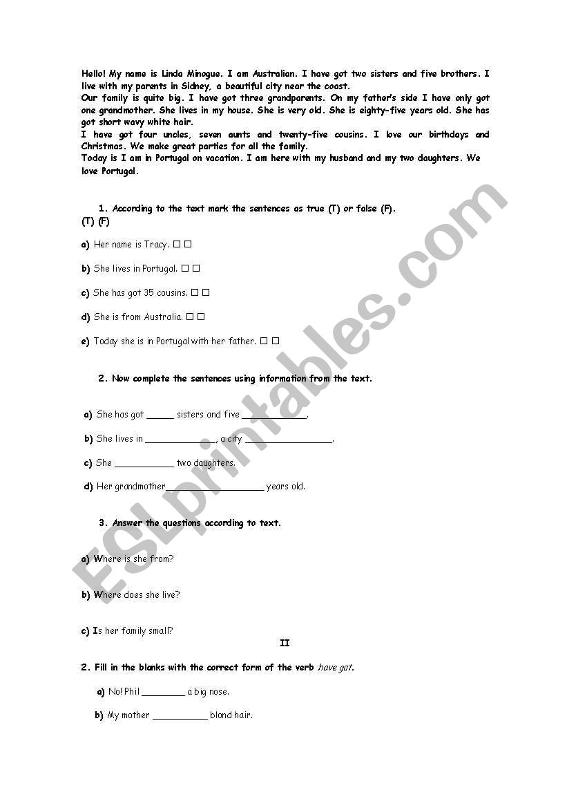worksheet worksheet