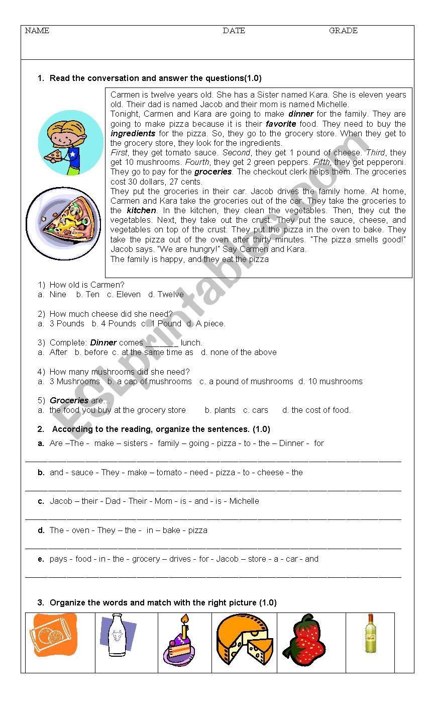 Quantifiers worksheet