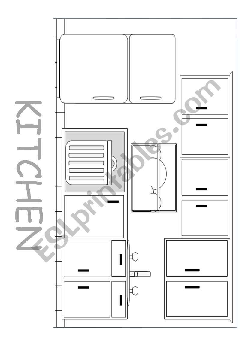 rooms of the house worksheet