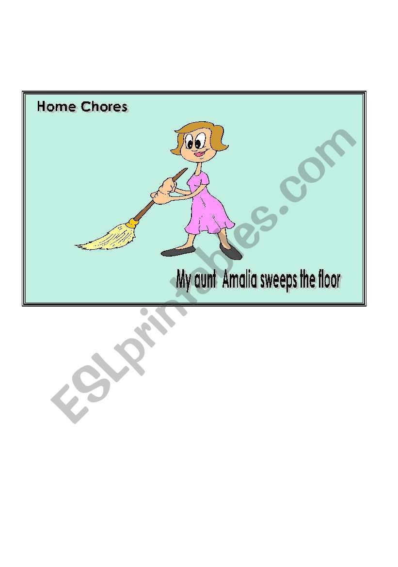 Home Chores worksheet