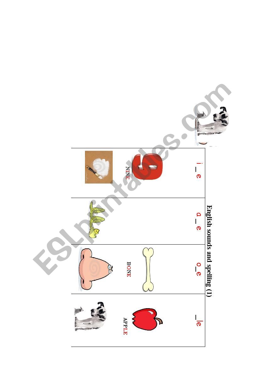 Phonics II worksheet