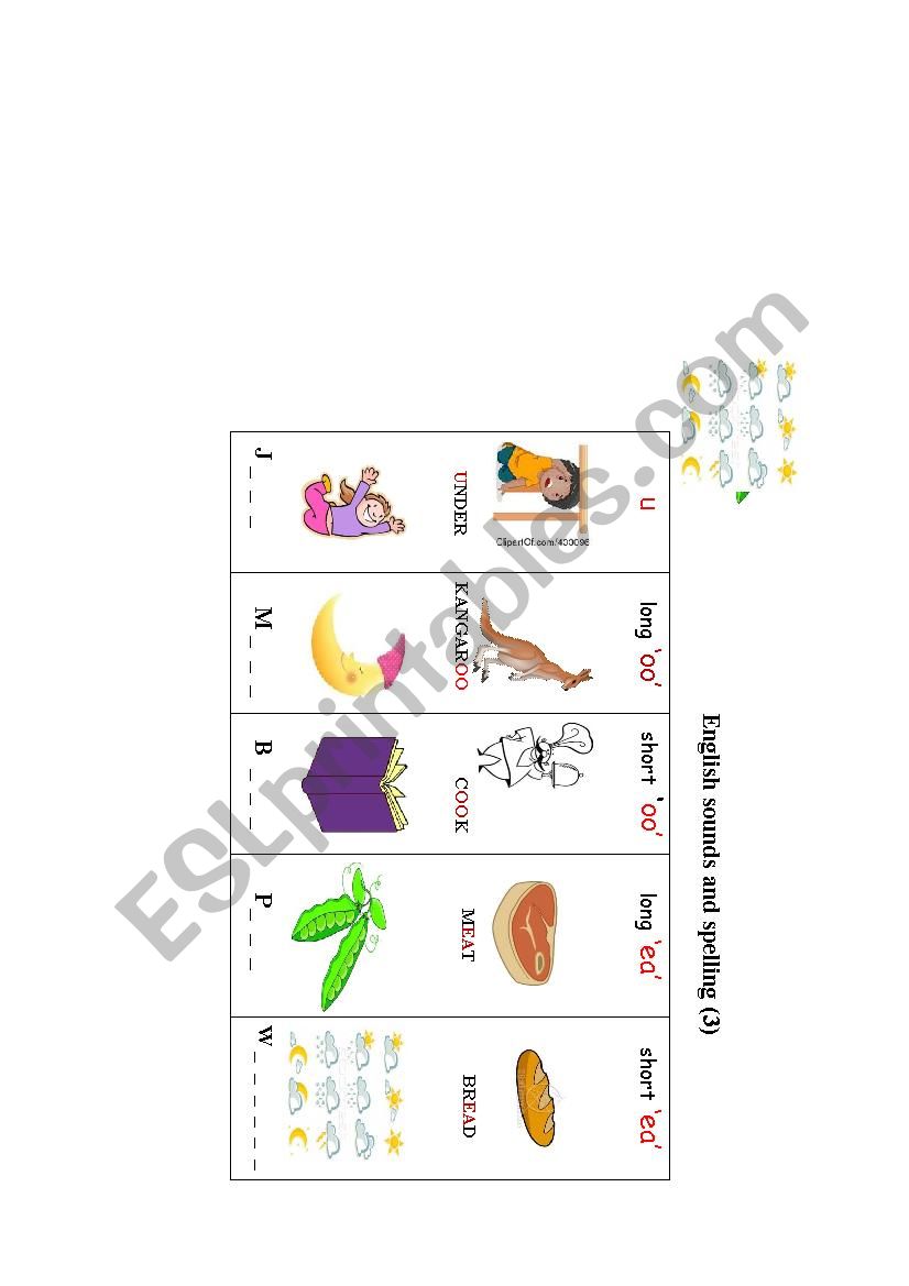 Phonics III worksheet