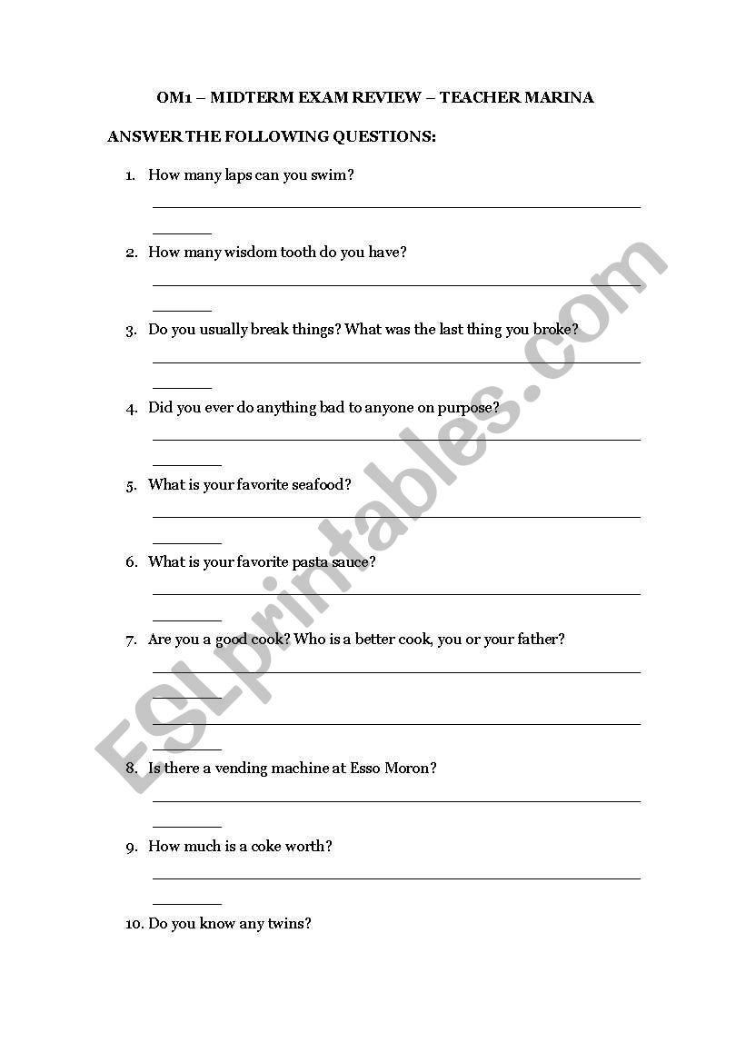 comparative/ superlative worksheet