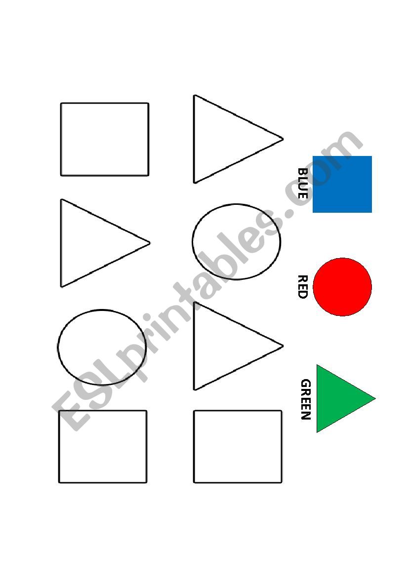 Colors worksheet