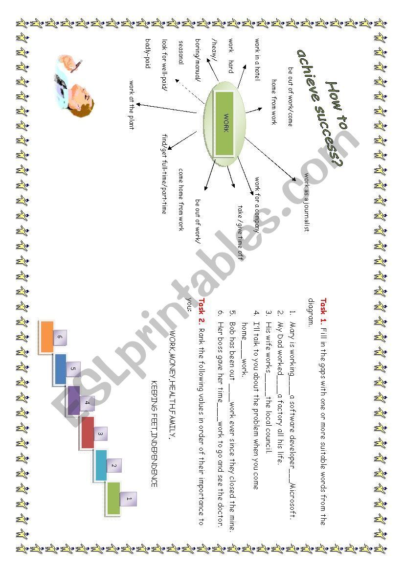 How to achive success worksheet