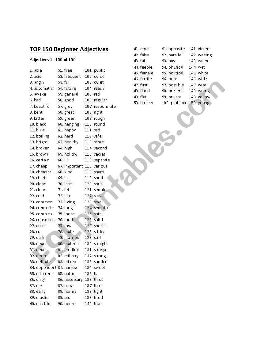 exam paper worksheet