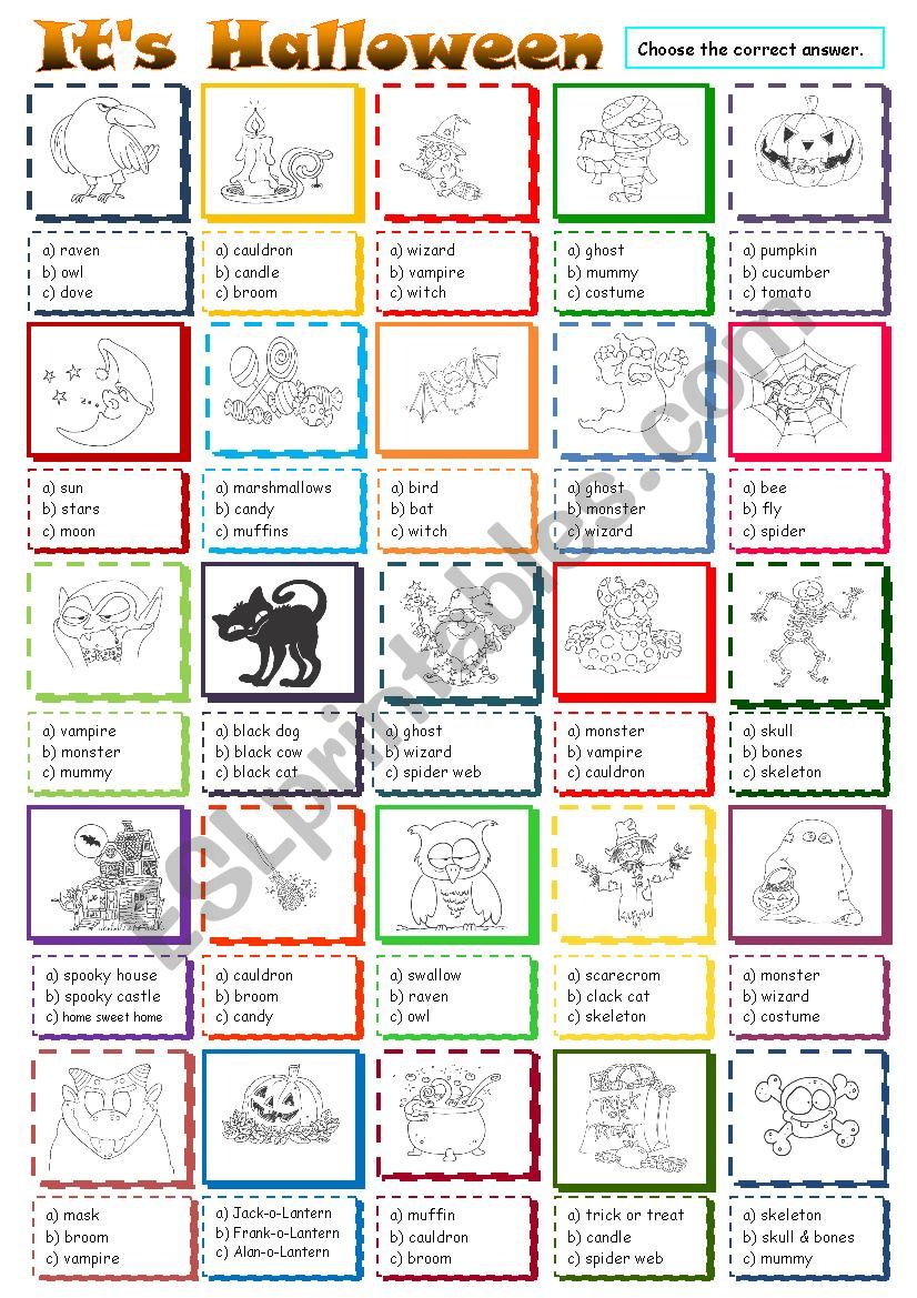 Its Halloween! worksheet