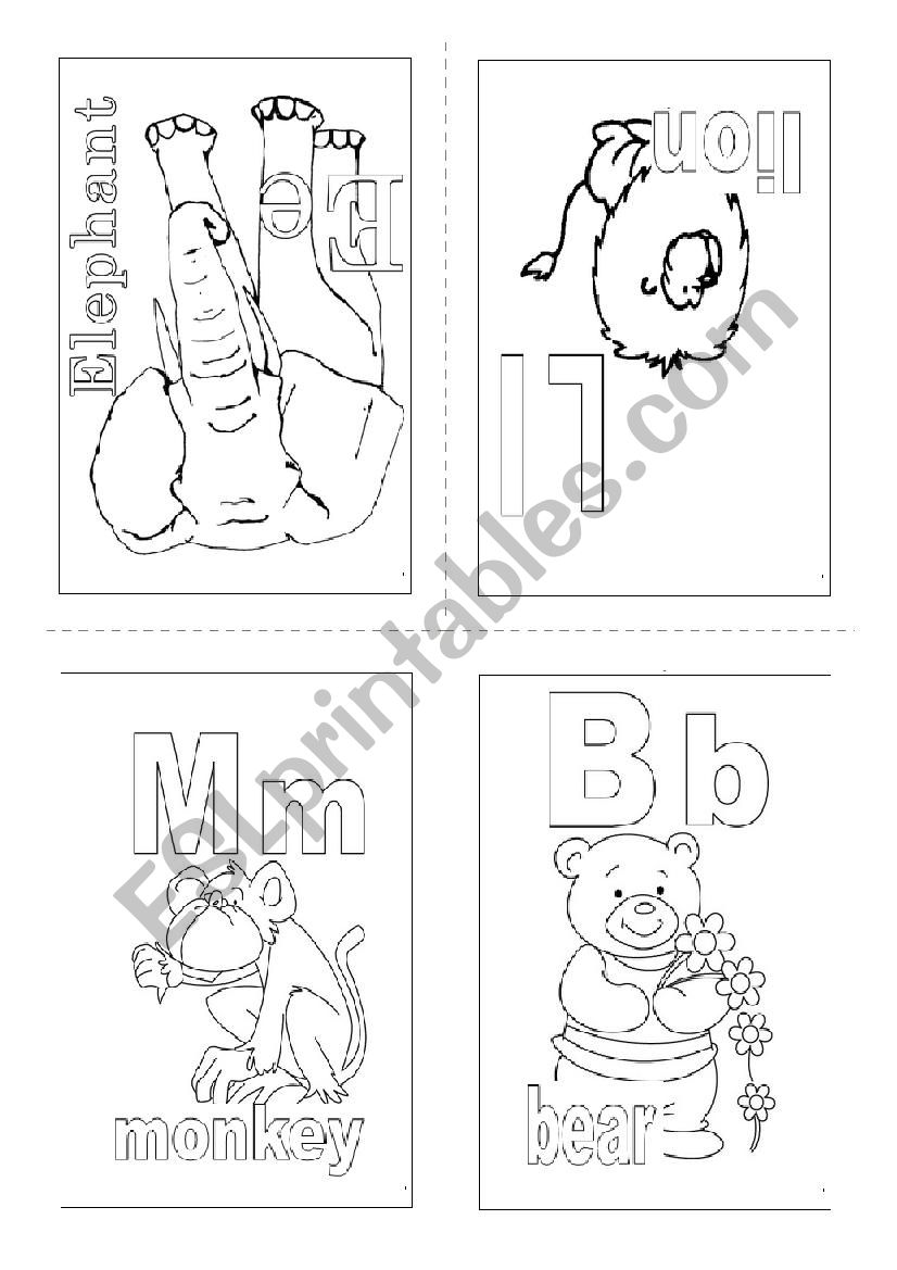 wild animals worksheet