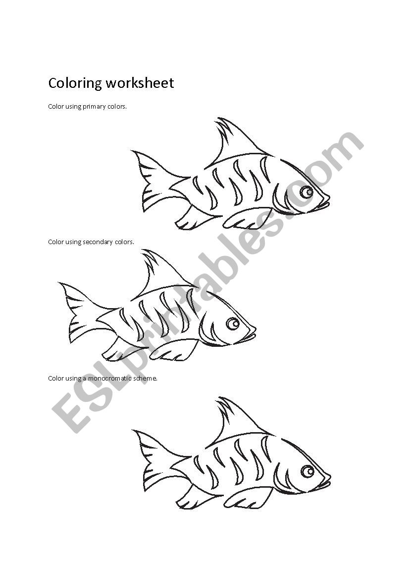 Coloring worksheet worksheet