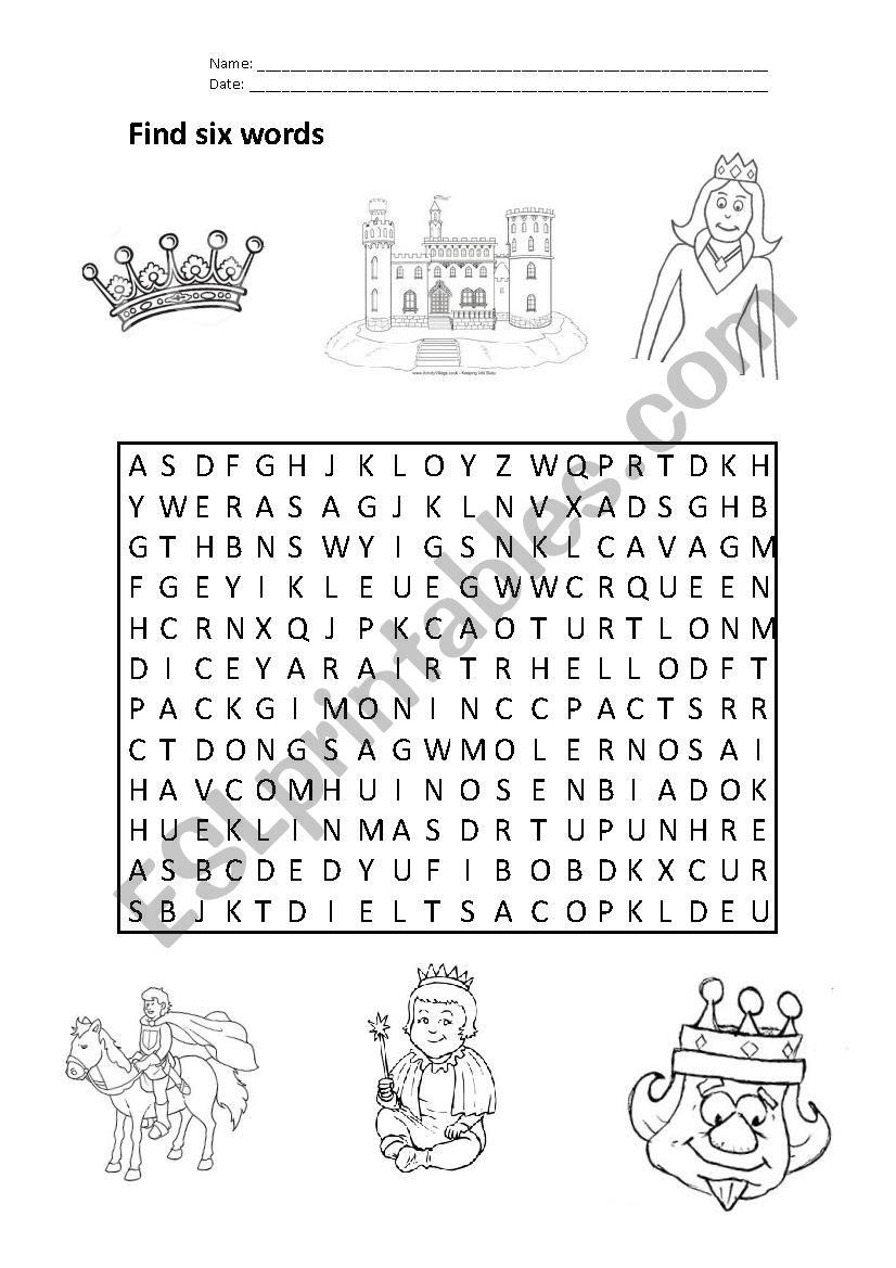 Royal Family worksheet