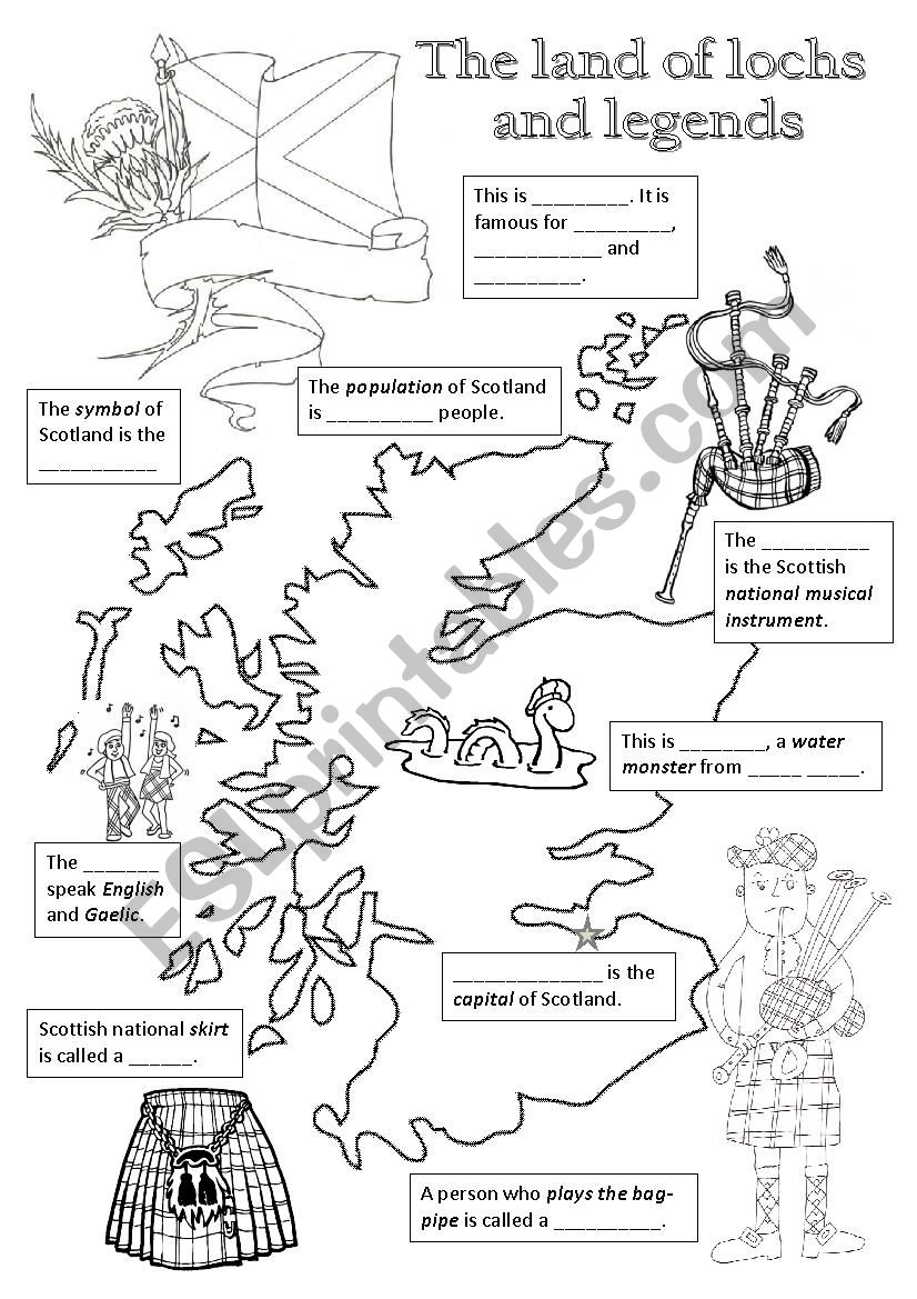 Scotland - fill in the missing info