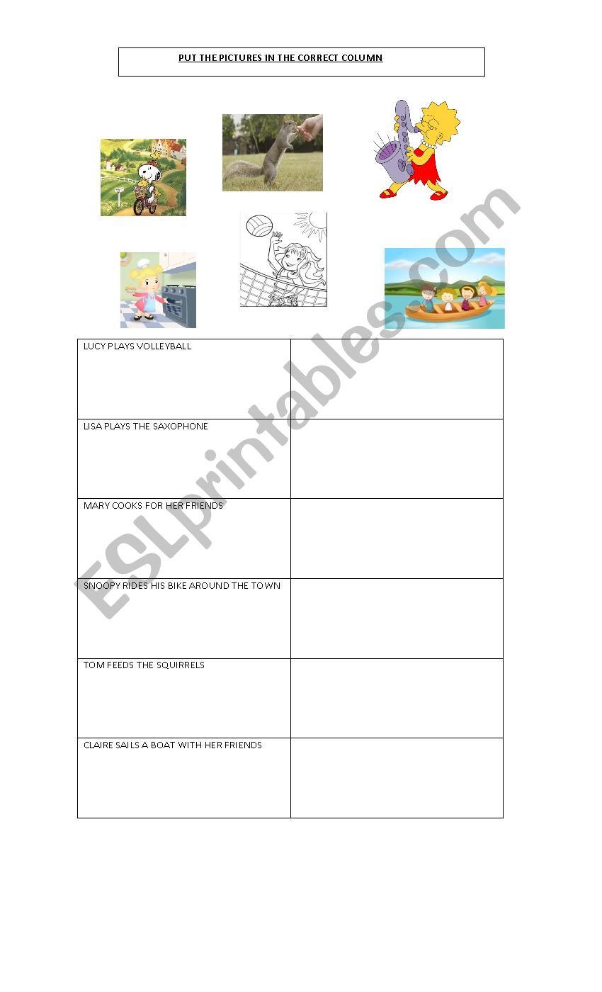 simple present worksheet