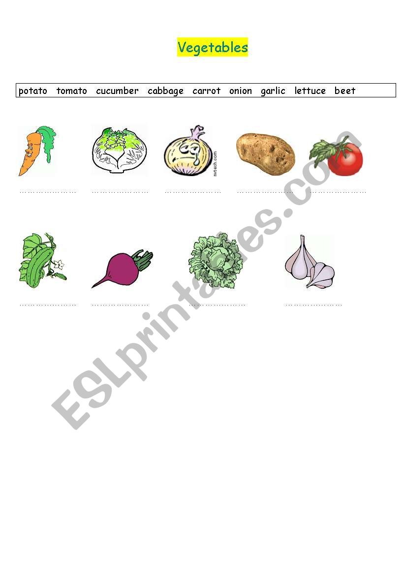 FOOD (part 4) worksheet