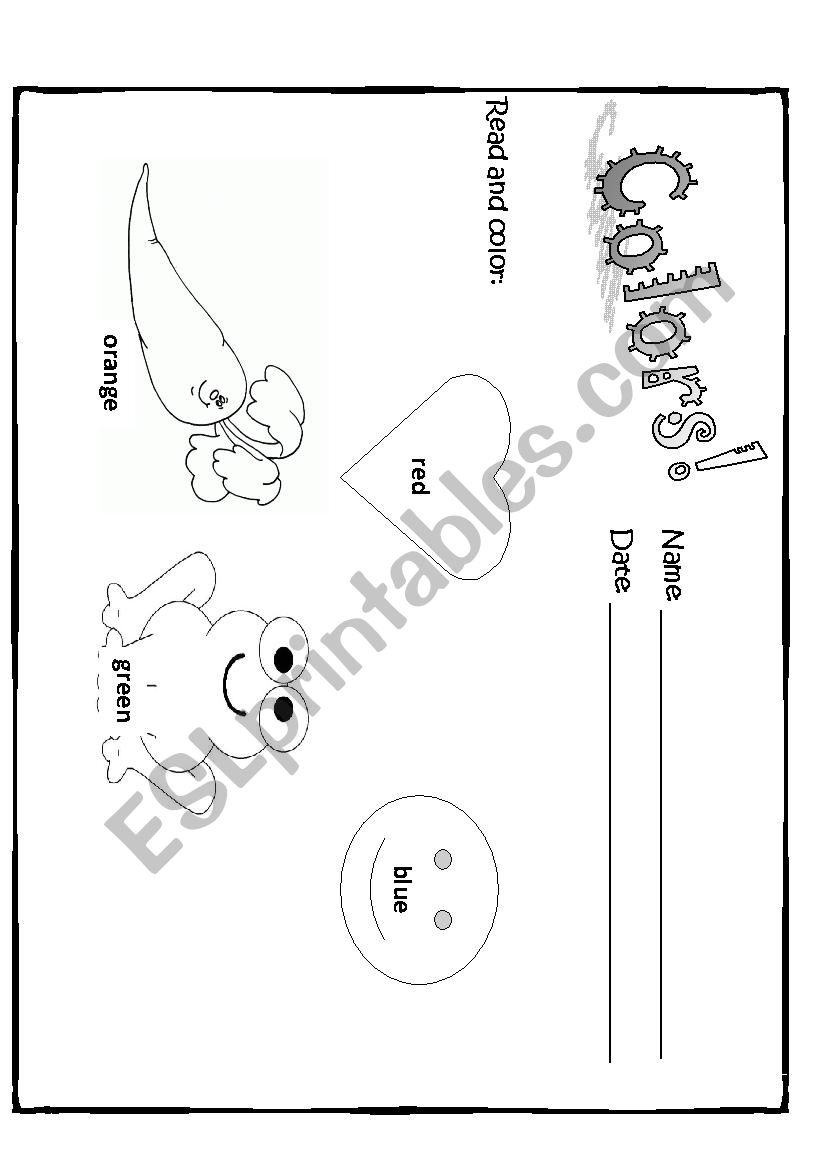 Colors 03 worksheet