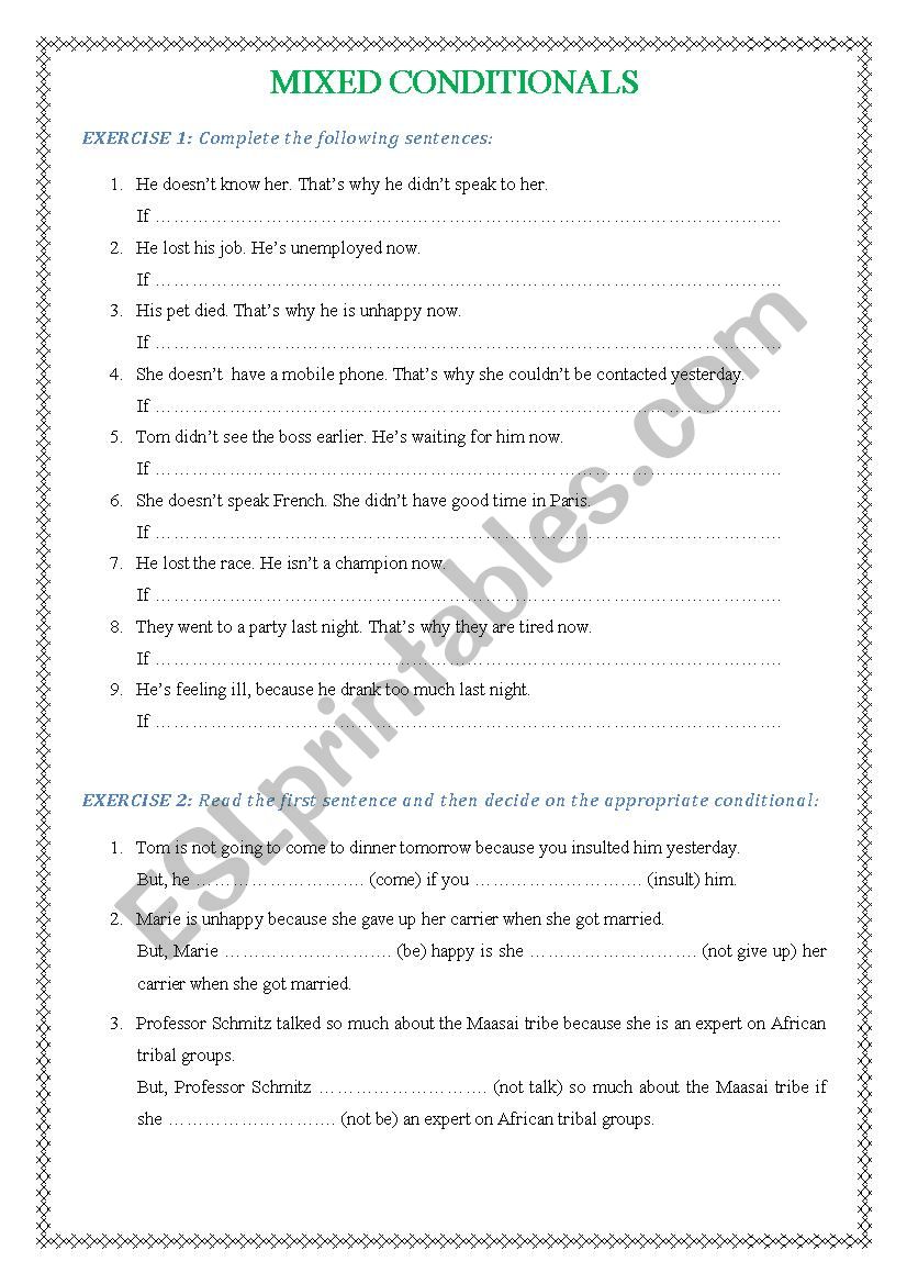 Mixed conditional transformations + KEY