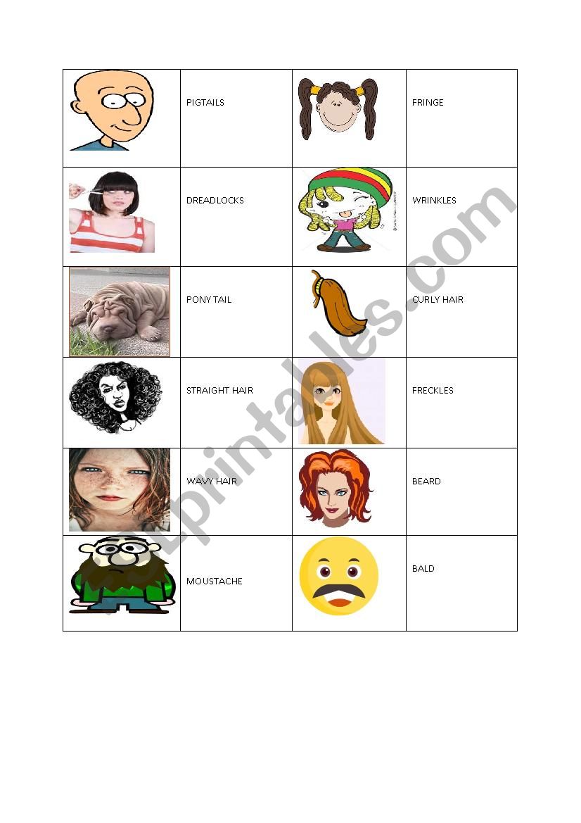 APPEARANCE DOMINO worksheet