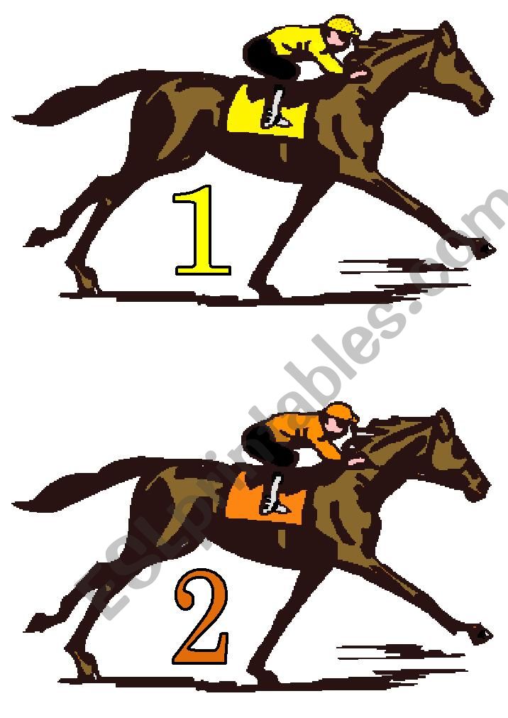 Horse Racing Game worksheet