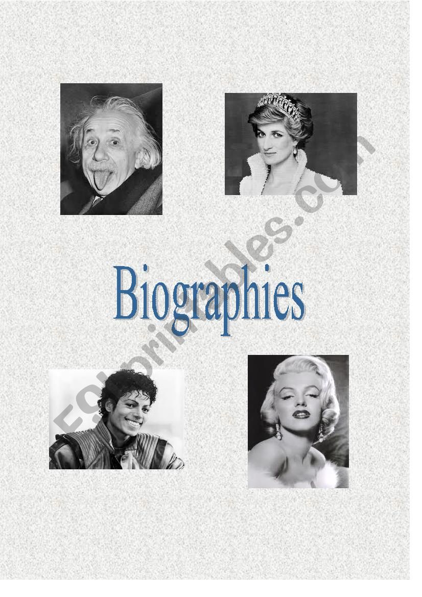Biographies worksheet
