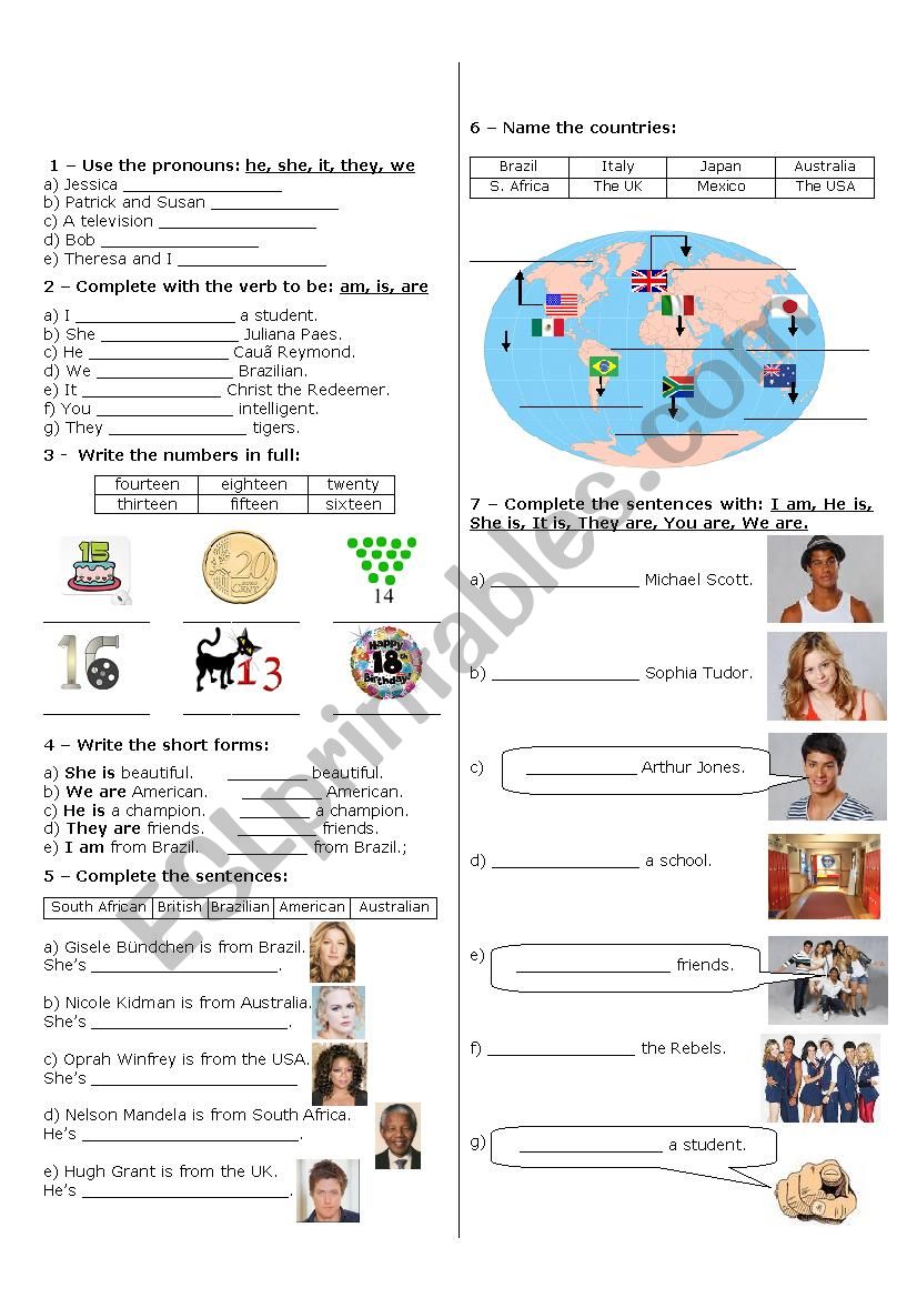 Elementary worksheet worksheet