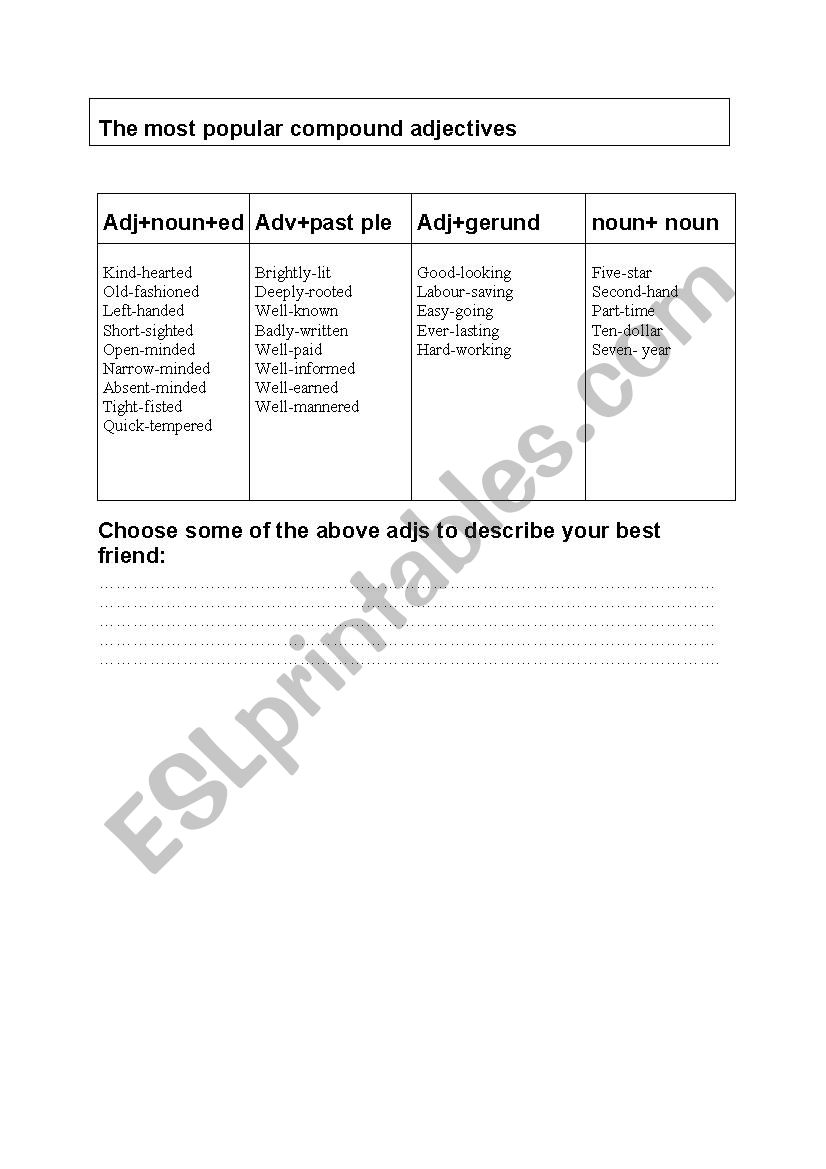 compound-adjectives-esl-worksheet-by-lamlouma