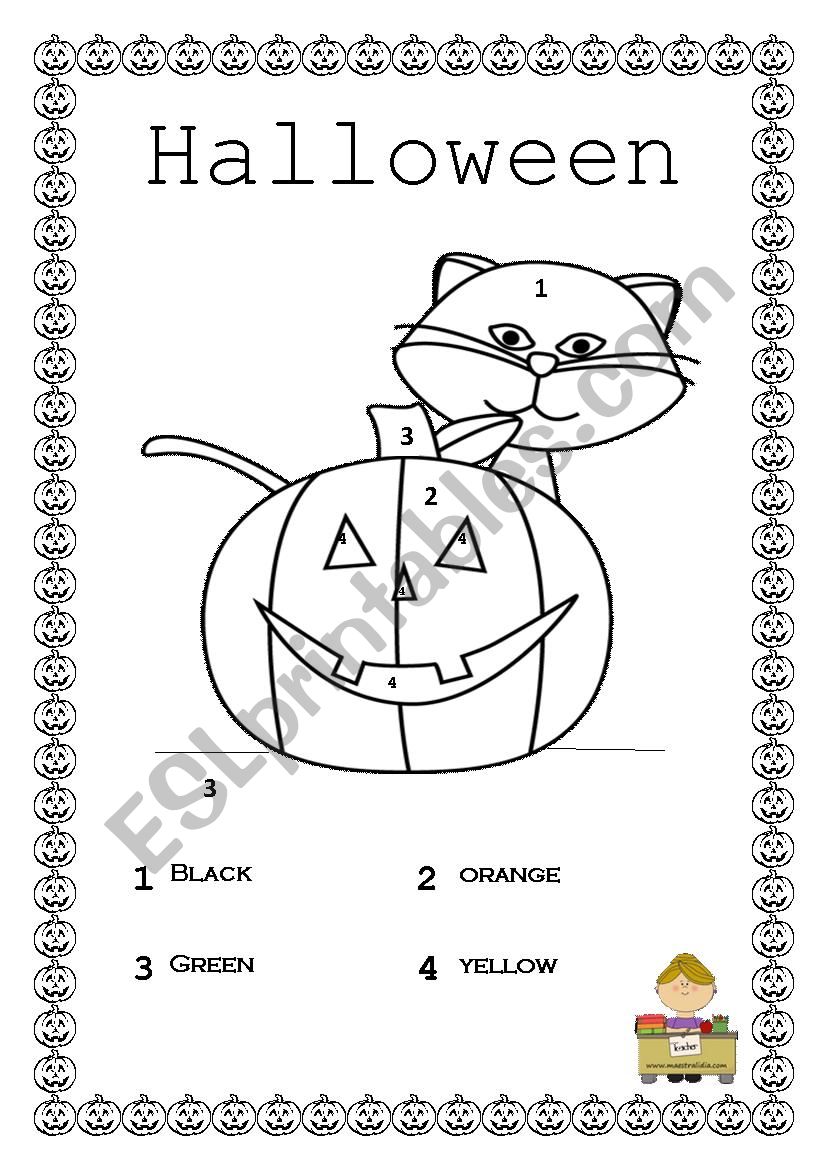 halloween activity for young learners