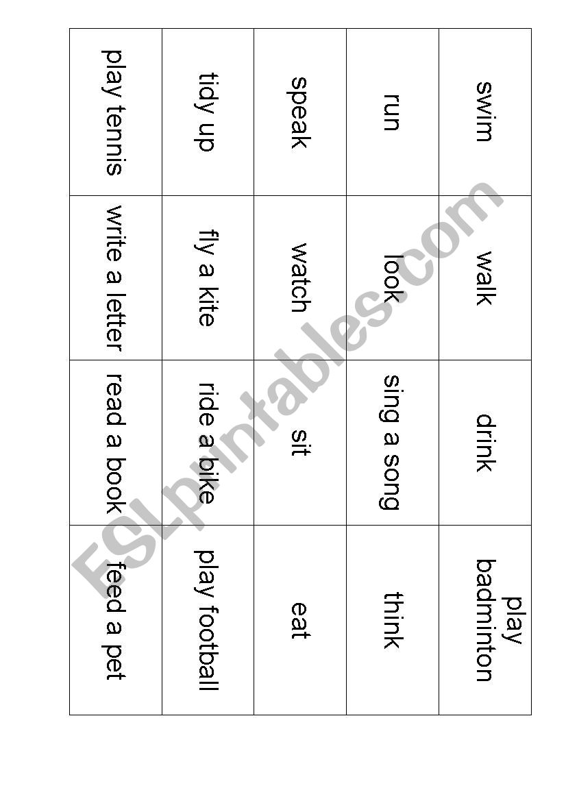 Game Adverbs of Manner worksheet