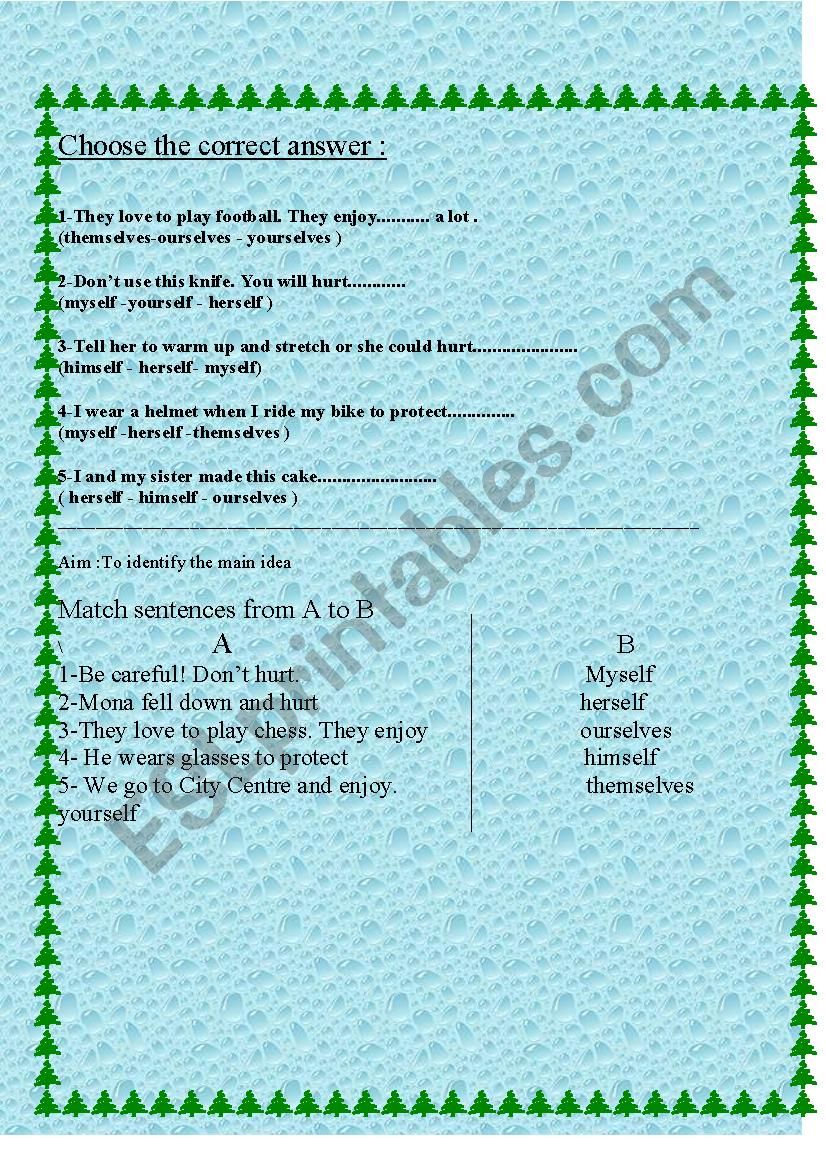 RELATIVE PRONOUNS worksheet